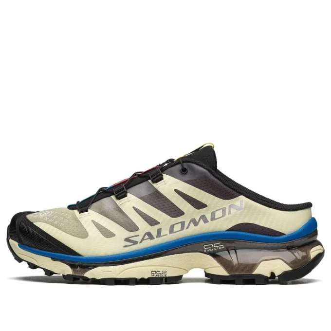 SALOMON x MM6 Maison Margiela XT-4 Mule „Transparent Yellow Lapis Blu“