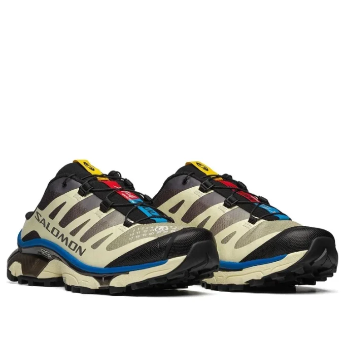 SALOMON x MM6 Maison Margiela XT-4 Mule „Transparent Yellow Lapis Blu“