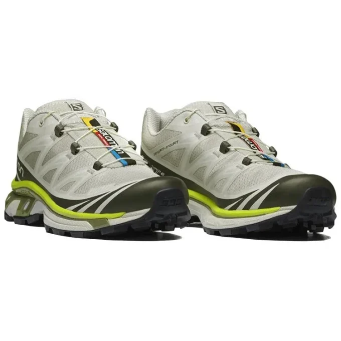 Salomon XT-6 „Grey Beige Neon“