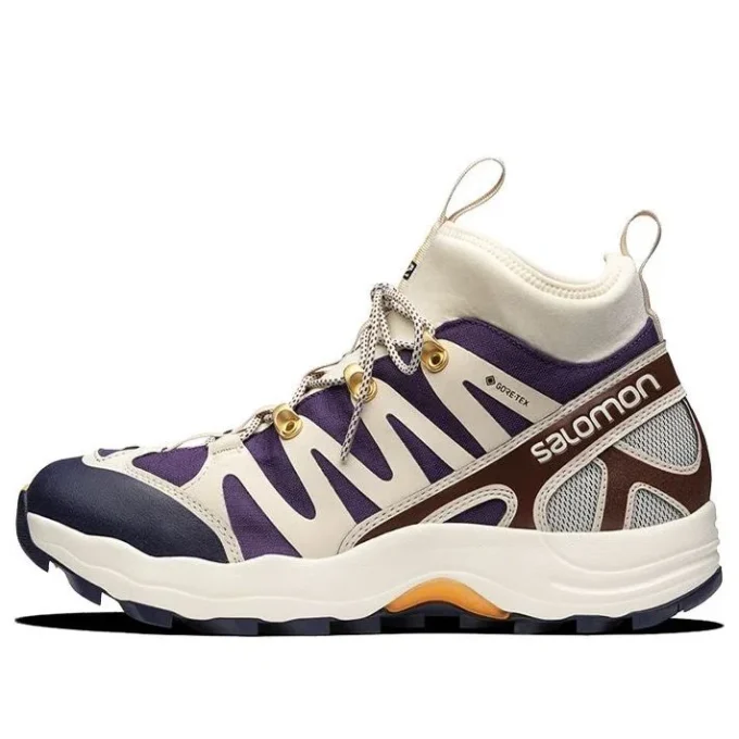 XA PRO 1 Mid Gore-Tex „Cream Purple Brown“